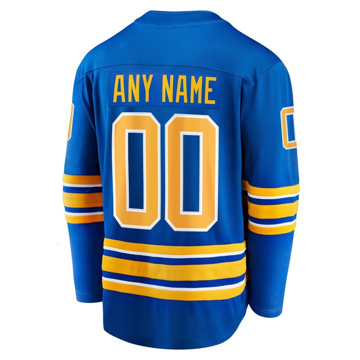 Buffalo Sabres Fanatics Branded 2020/21 Home Breakaway Custom Jersey - Royal