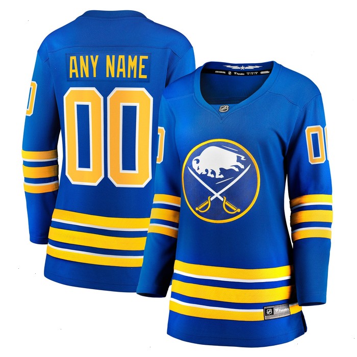 Buffalo Sabres Fanatics Branded Women's 2020/21 Home Breakaway Custom Jersey - Royal