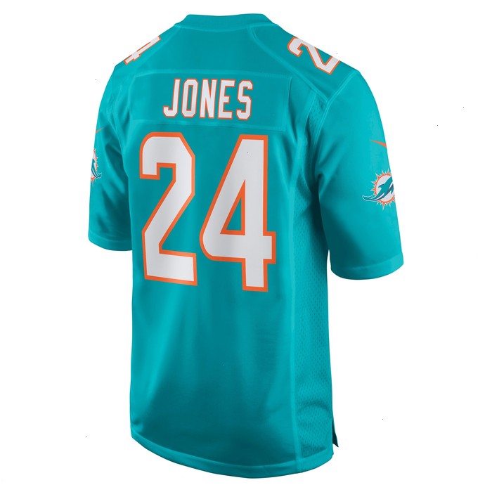 Byron Jones Miami Dolphins Nike Game Jersey - Aqua