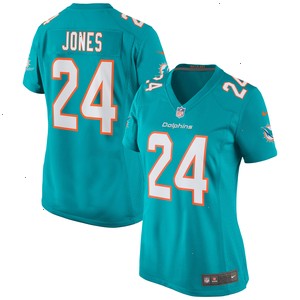 Byron Jones Miami Dolphins Nike Women's Game Jersey - Aqua