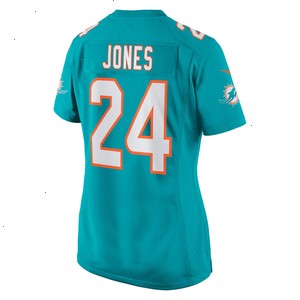 Byron Jones Miami Dolphins Nike Women's Game Jersey - Aqua