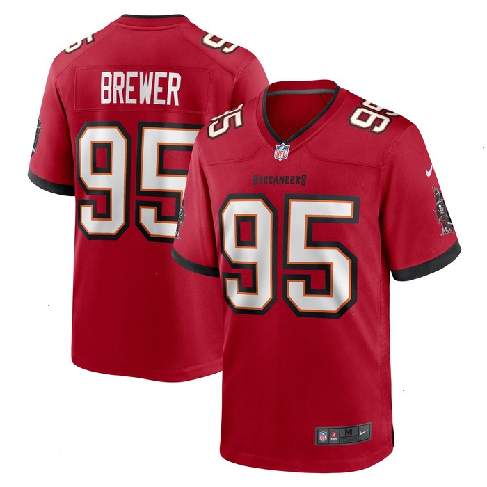 CJ Brewer Tampa Bay Buccaneers Nike Team Game Jersey - Red