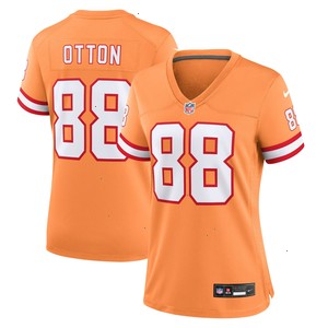 Cade Otton Tampa Bay Buccaneers Nike Women's Throwback Game Jersey - Orange