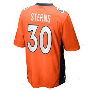 Caden Sterns Denver Broncos Nike Game Jersey - Orange