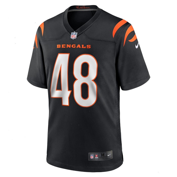 Cal Adomitis Cincinnati Bengals Nike Game Player Jersey - Black