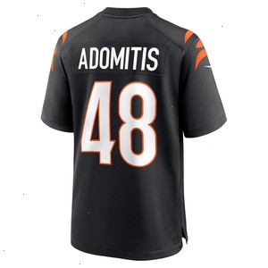 Cal Adomitis Cincinnati Bengals Nike Game Player Jersey - Black