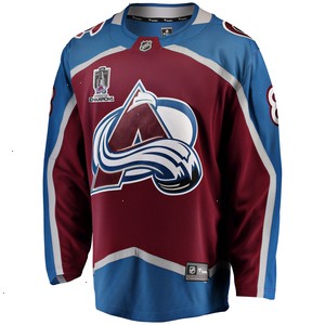 Cale Makar Colorado Avalanche Fanatics Branded 2022 Stanley Cup Champions Breakaway Patch Player Jersey - Burgundy