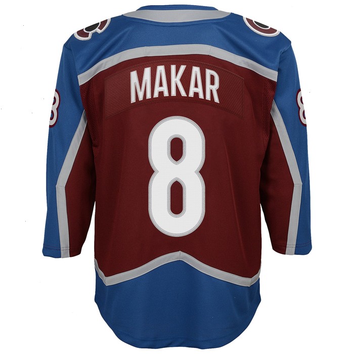 Cale Makar Colorado Avalanche Youth Home 2022 Stanley Cup Champions Premier Player Jersey - Burgundy