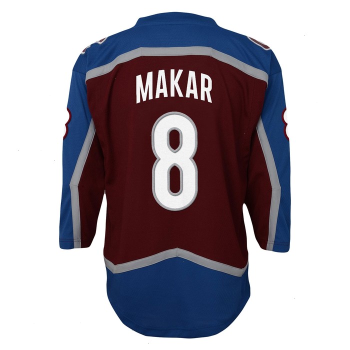 Cale Makar Colorado Avalanche Youth Home Replica Player Jersey - Burgundy