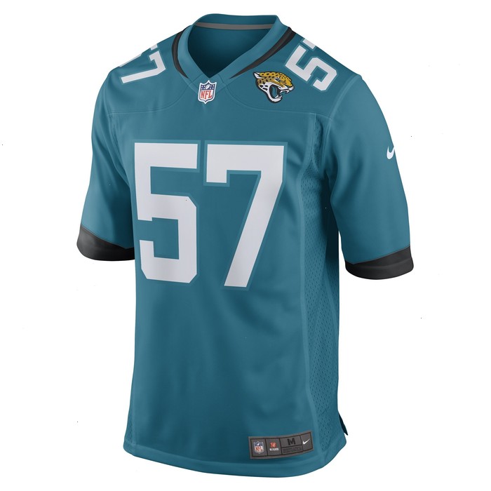 Caleb Johnson Jacksonville Jaguars Nike Game Player Jersey - Teal