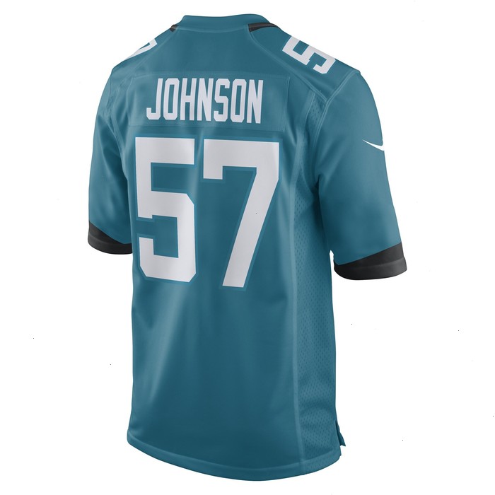 Caleb Johnson Jacksonville Jaguars Nike Game Player Jersey - Teal