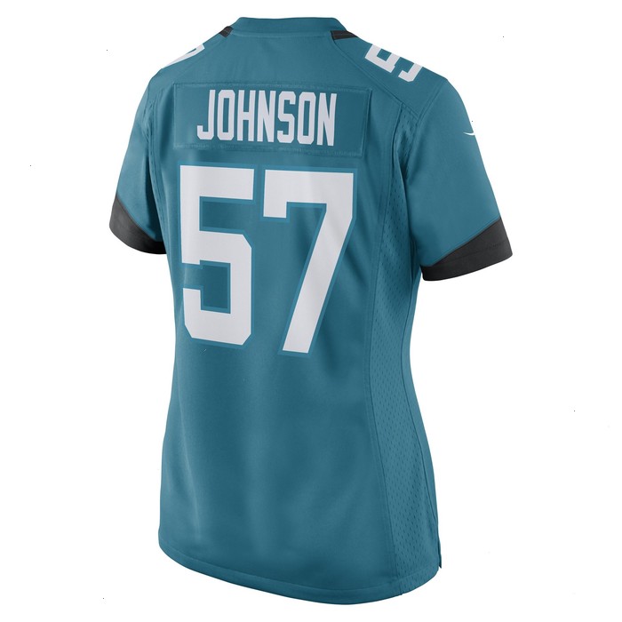 Caleb Johnson Jacksonville Jaguars Nike Women's Game Player Jersey - Teal