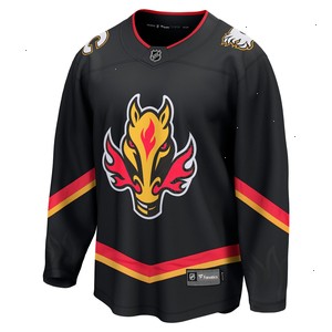 Calgary Flames Fanatics Branded Alternate Premier Breakaway Jersey - Black