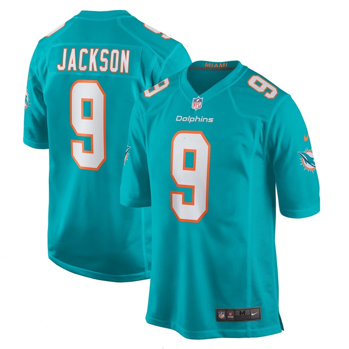 Calvin Jackson Miami Dolphins Nike Home Game Player Jersey - Aqua