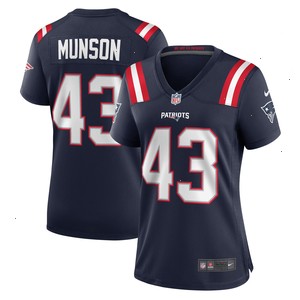 Calvin Munson New England Patriots Nike Women's Home Game Player Jersey - Navy