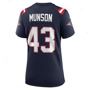 Calvin Munson New England Patriots Nike Women's Home Game Player Jersey - Navy