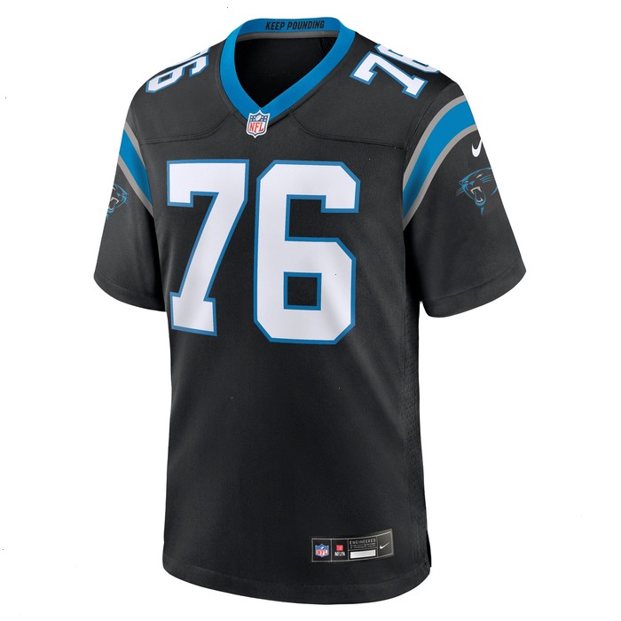 Calvin Throckmorton Carolina Panthers Nike Team Game Jersey - Black