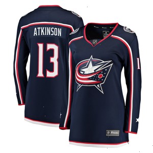 Cam Atkinson Columbus Blue Jackets Fanatics Branded Women's Breakaway Jersey - Navy