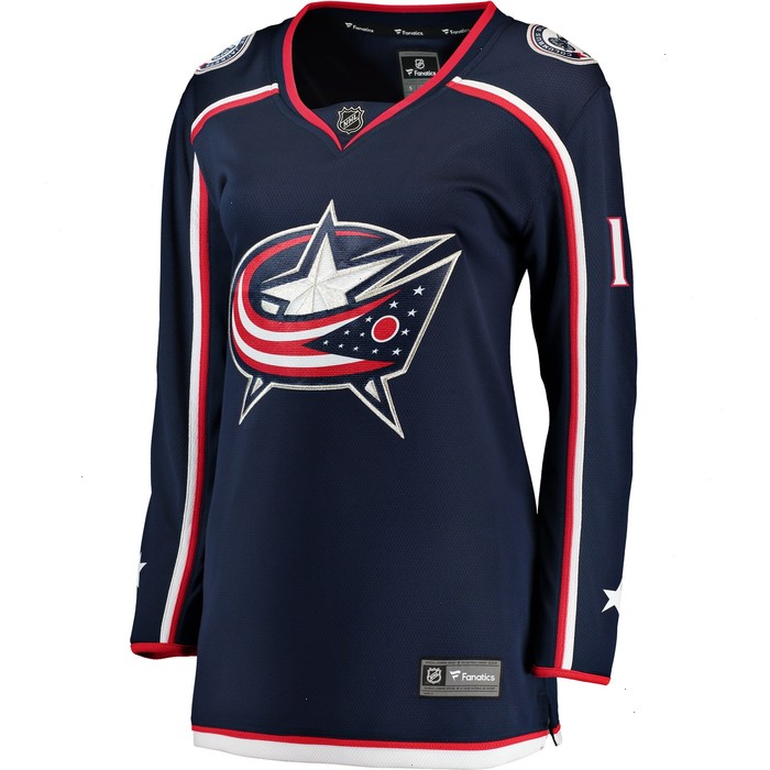 Cam Atkinson Columbus Blue Jackets Fanatics Branded Women's Breakaway Jersey - Navy