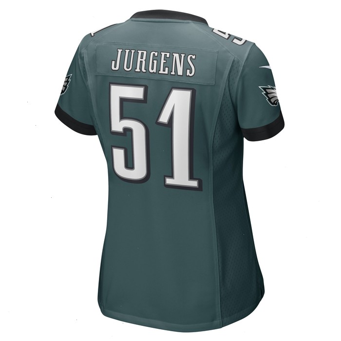 Cam Jurgens Philadelphia Eagles Nike Women's Game Player Jersey - Midnight Green