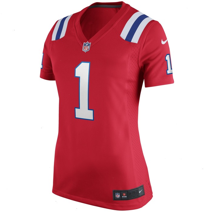 Cam Newton New England Patriots Nike Women's Alternate Game Jersey - Red