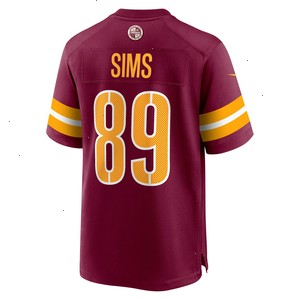 Cam Sims Washington Commanders Nike Game Jersey - Burgundy