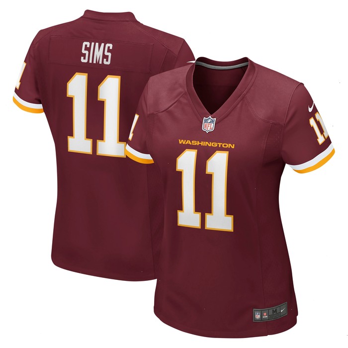 Cam Sims Washington Football Team Nike Women's Game Jersey - Burgundy