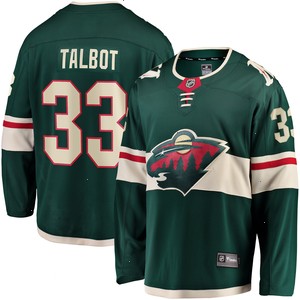 Cam Talbot Minnesota Wild Fanatics Branded Breakaway Player Jersey - Green