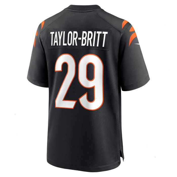 Cam Taylor-Britt Cincinnati Bengals Nike Game Player Jersey - Black