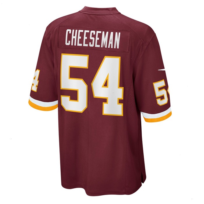 Camaron Cheeseman Washington Football Team Nike Game Jersey - Burgundy