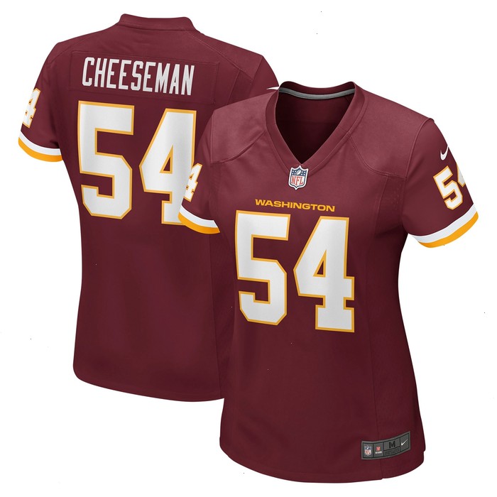 Camaron Cheeseman Washington Football Team Nike Women's Game Jersey - Burgundy