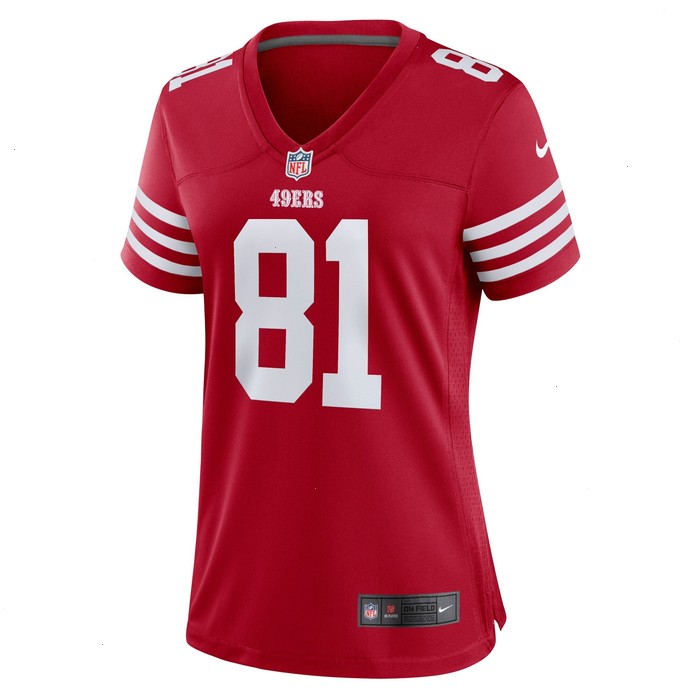 Cameron Latu San Francisco 49ers Nike Women's Team Game Jersey - Scarlet