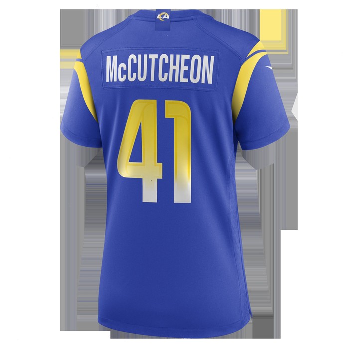 Cameron McCutcheon Los Angeles Rams Nike Women's Game Jersey - Royal