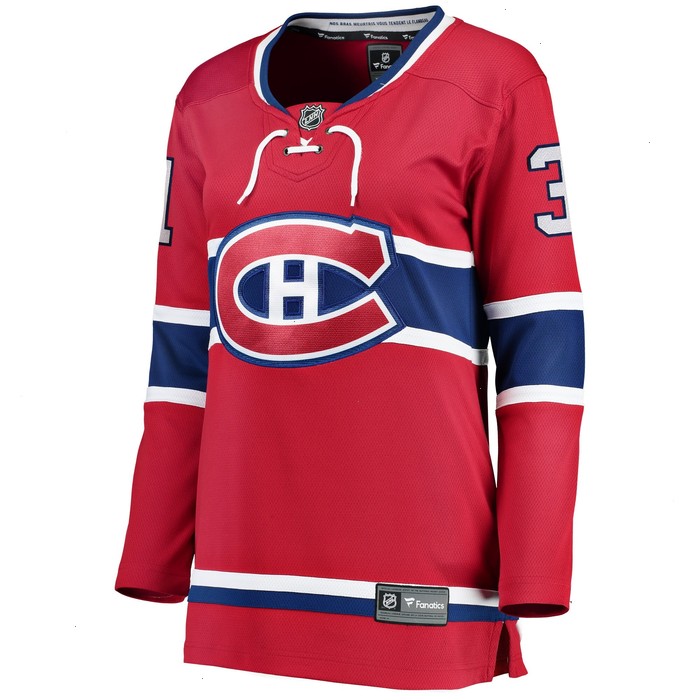 Carey Price Montreal Canadiens Fanatics Branded Women's Home Breakaway Player Jersey - Red