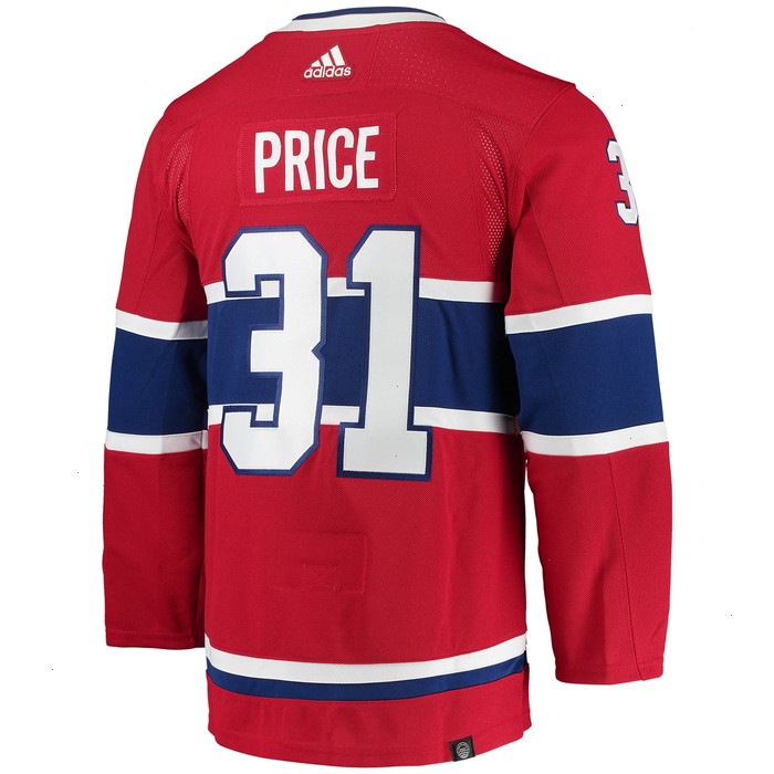 Carey Price Montreal Canadiens adidas Home Primegreen Authentic Pro Player Jersey - Red