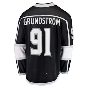 Carl Grundstrom Los Angeles Kings Fanatics Branded Home Breakaway Player Jersey - Black