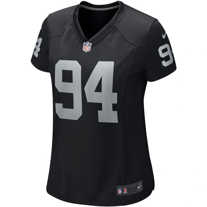 Carl Nassib Las Vegas Raiders Nike Women's Player Game Jersey - Black