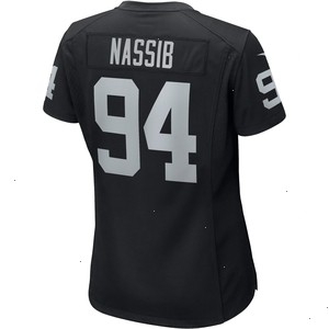 Carl Nassib Las Vegas Raiders Nike Women's Player Game Jersey - Black