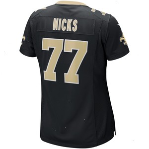 Carl Nicks New Orleans Saints Nike Women's Game Retired Player Jersey - Black