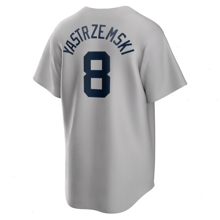 Carl Yastrzemski Boston Red Sox Nike Road Cooperstown Collection Player Jersey - Gray