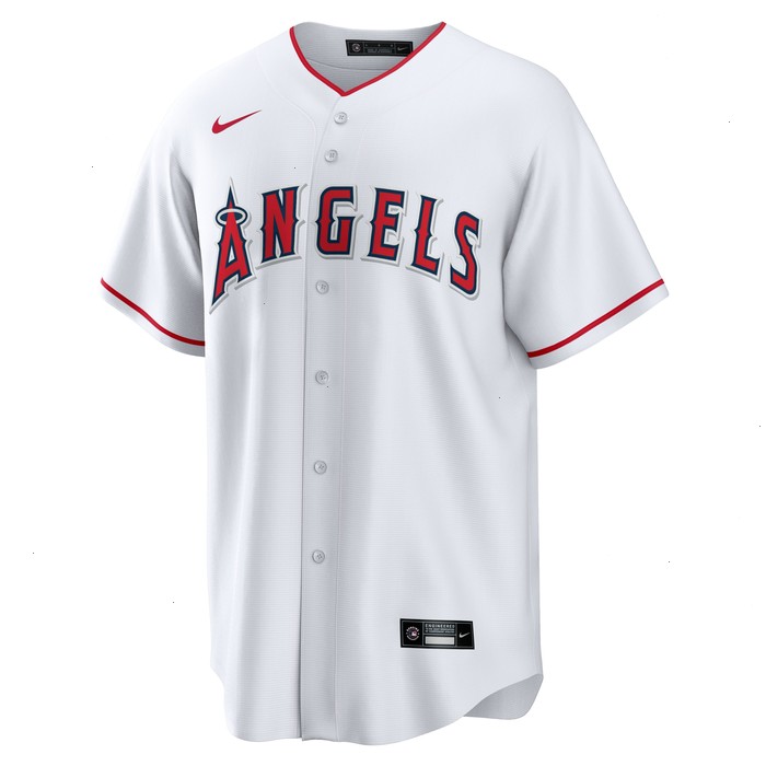 Carlos Estevez Los Angeles Angels Nike Home Replica Player Jersey - White