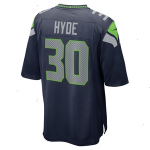 Carlos Hyde Seattle Seahawks Nike Game Jersey - College Navy