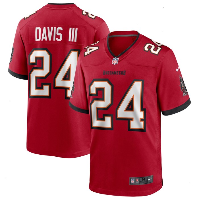 Carlton Davis III Tampa Bay Buccaneers Nike Game Player Jersey - Red