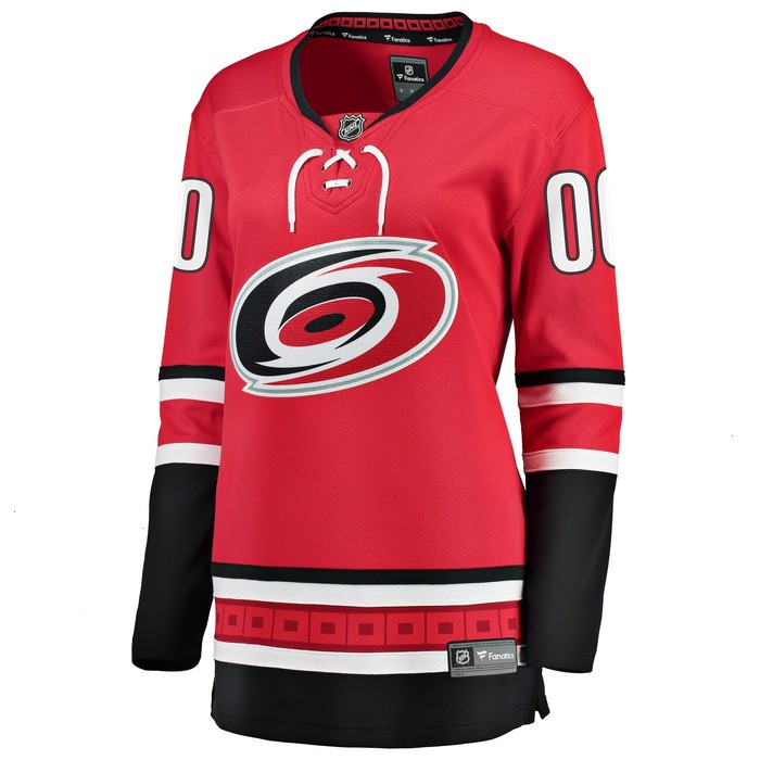 Carolina Hurricanes Fanatics Branded Women's Alternate Breakaway Custom Jersey - Red