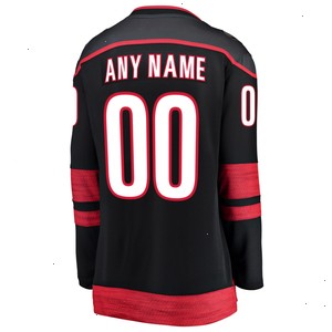 Carolina Hurricanes Fanatics Branded Women's Home Breakaway Custom Jersey - Black