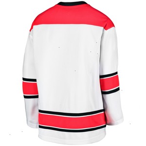  Carolina Hurricanes Fanatics Branded Youth Breakaway Replica Away Jersey - White