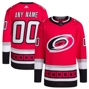 Carolina Hurricanes adidas 25th Anniversary Primegreen Authentic Pro Custom Jersey - Red