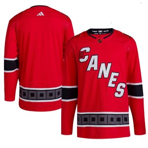 Carolina Hurricanes adidas Reverse Retro 2.0 Authentic Blank Jersey - Red