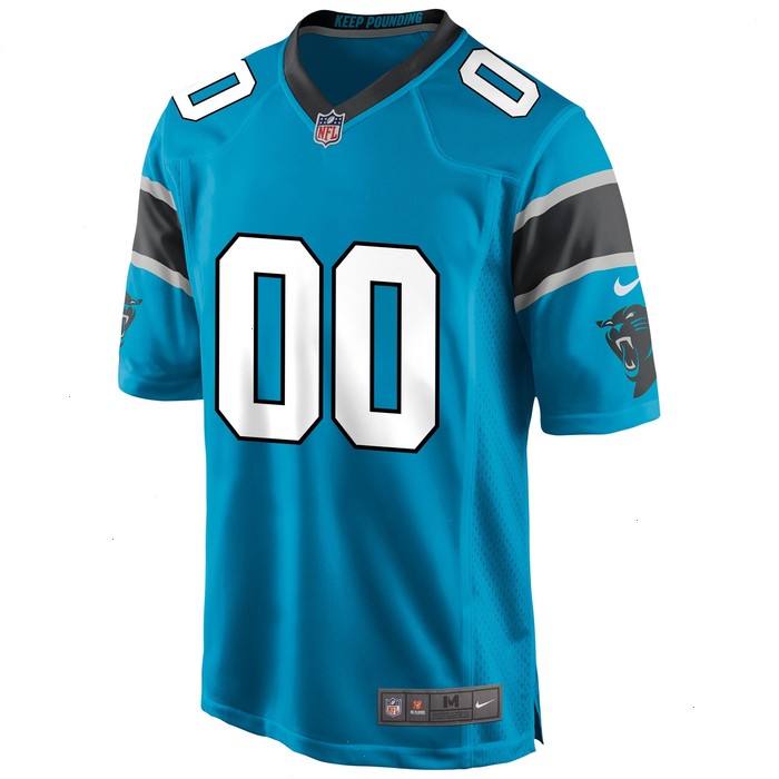 Carolina Panthers Nike Alternate Custom Game Jersey - Blue