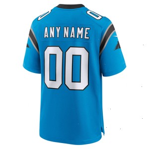  Carolina Panthers Nike Alternate Custom Game Jersey - Blue